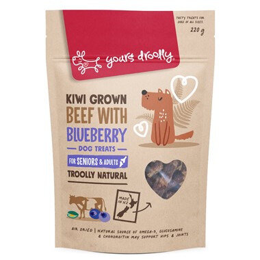 Yours Droolly - Beef with Blueberry Treats 220g