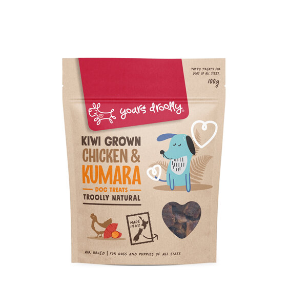 Yours Droolly NZ Dog Treats Chicken & Kumara