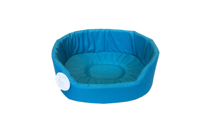 Yours Droolly Summer Dog Bed Grey