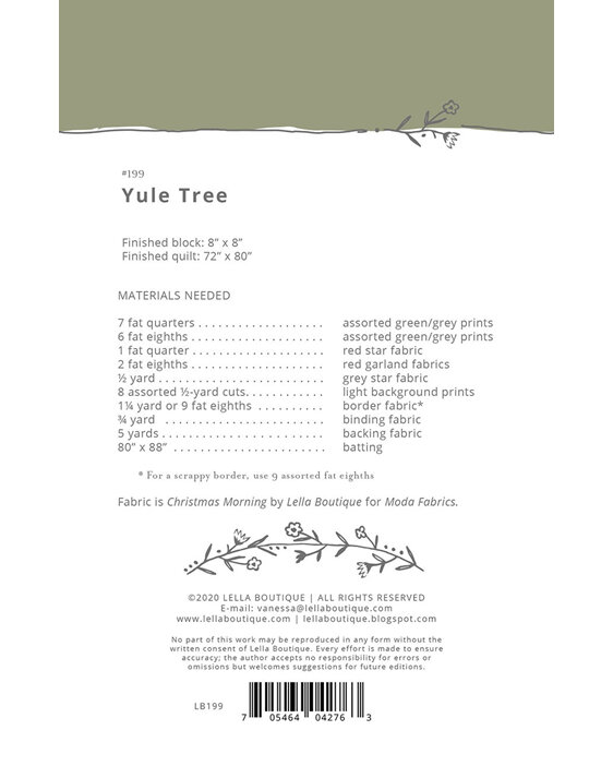 Yule Tree from Lella Boutique