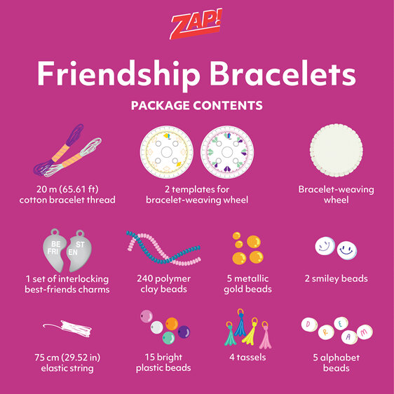 Zap! Friendship Bracelets Project Kit diy craft kids teen