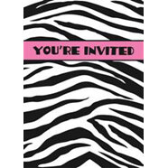 Zebra  Invitations