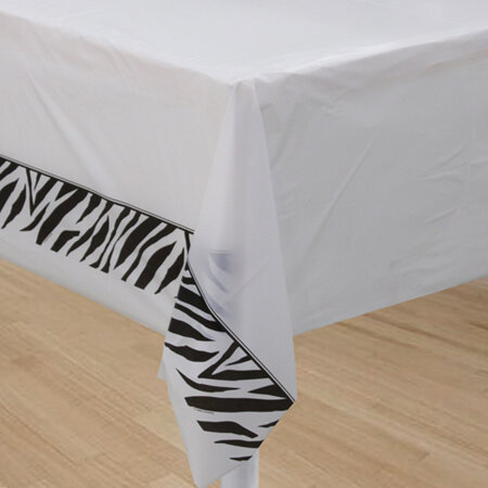 Zebra Print Table Cover