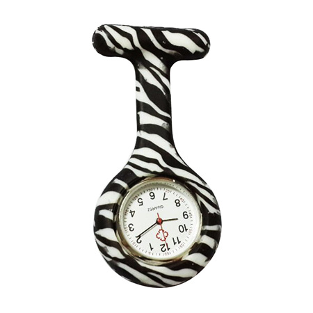 Zebra Stripe Nurse Watch
