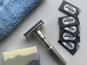 zero waste shaving titanium stainless steel adjustable safety razor nz chch