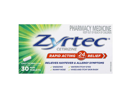 ZYRTEC TAB 10MG 30