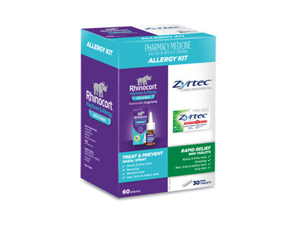 Zyrtec Tablets & Rhinocort Nasal Spray Kit