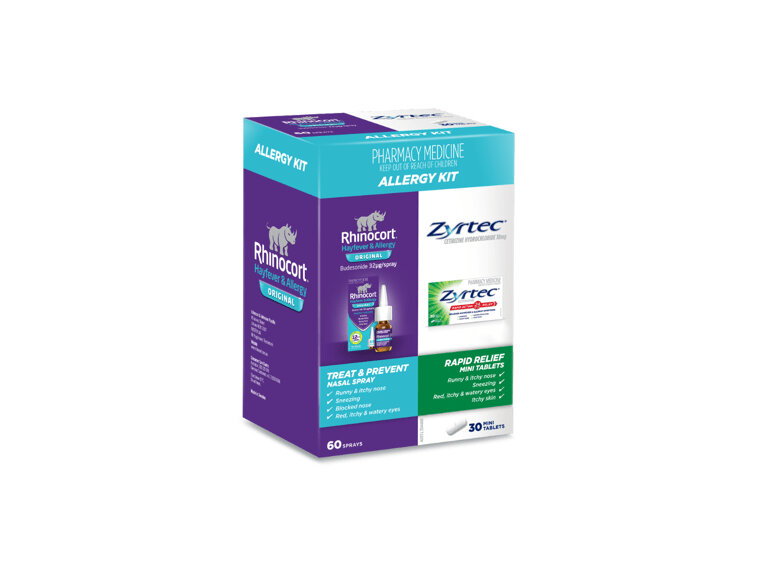 Zyrtec Tablets & Rhinocort Nasal Spray Kit
